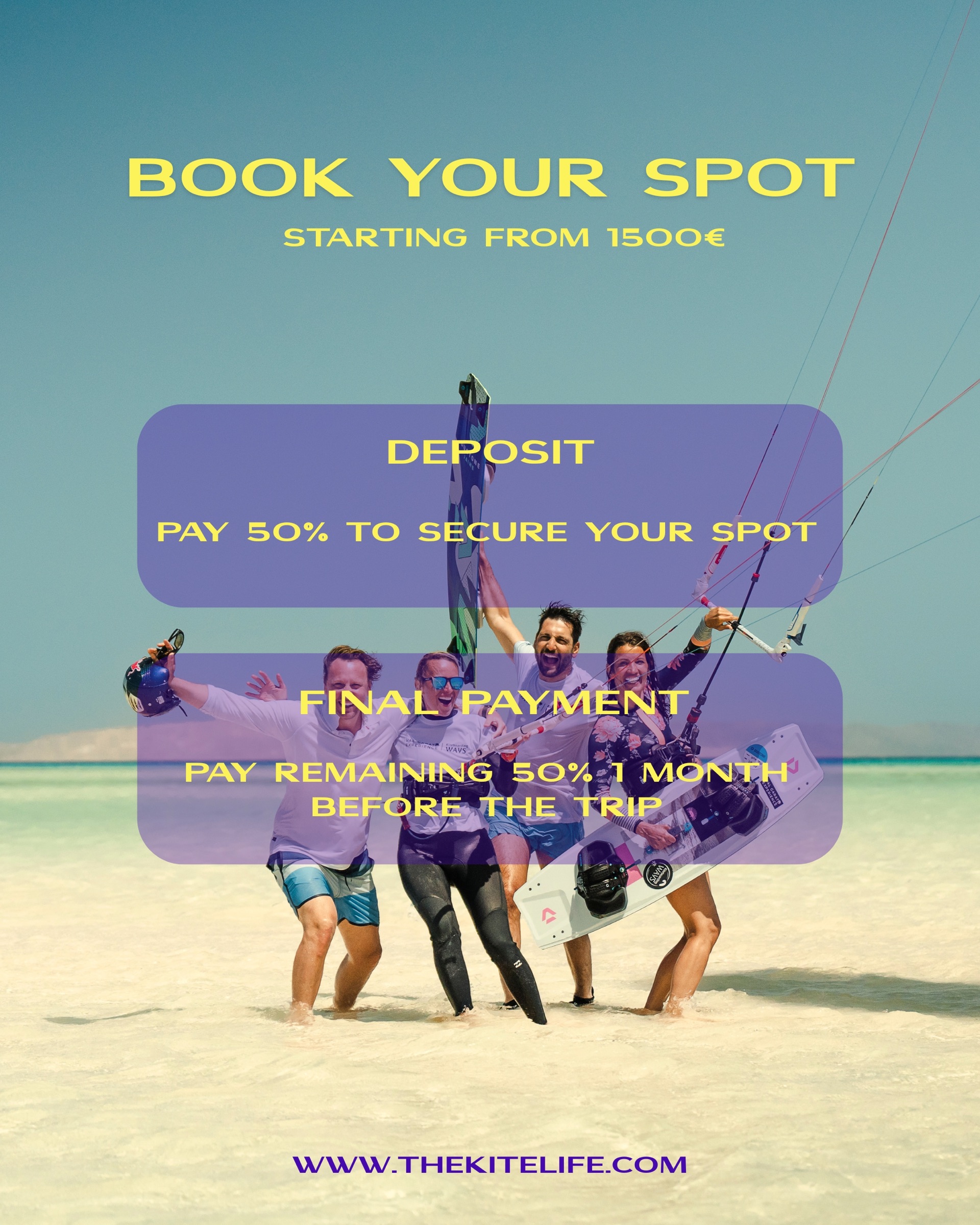 Egypt kite trip session