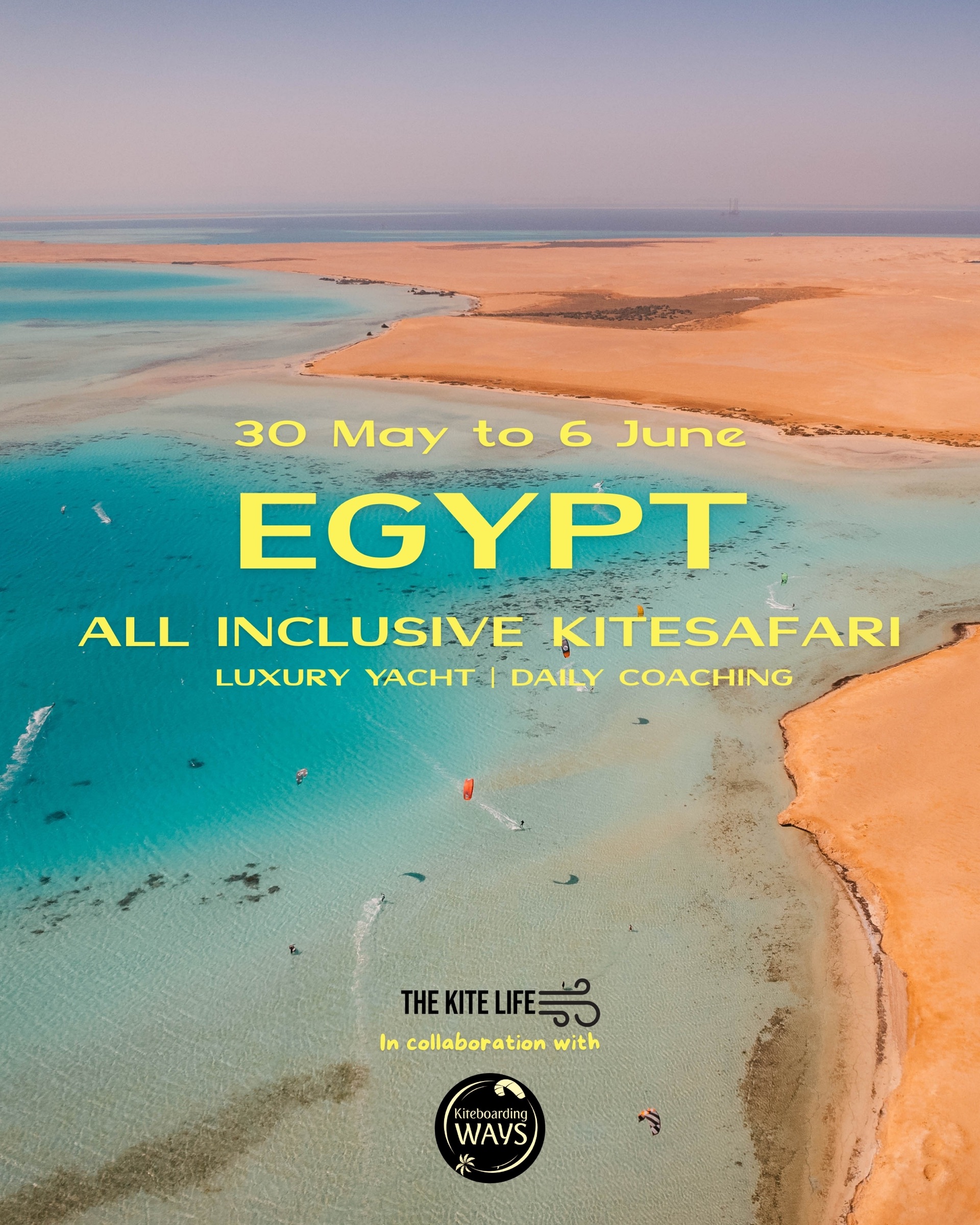 Red Sea kite yacht trip in Egypt